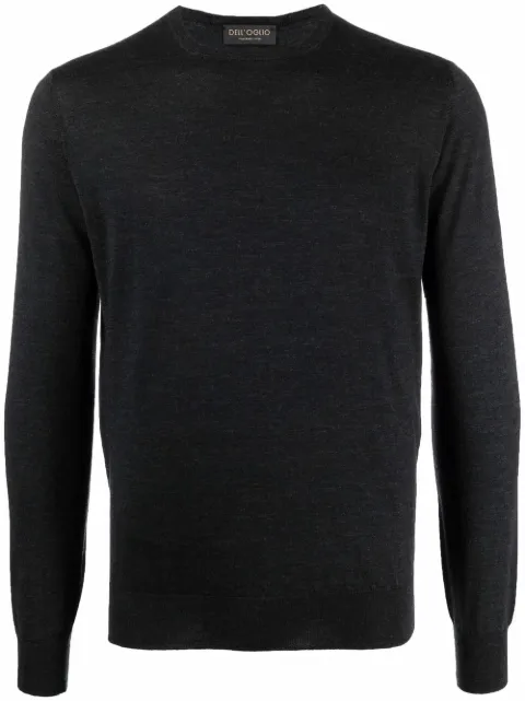 Dell'oglio crew neck jumper Grey GC1MLLSC18R