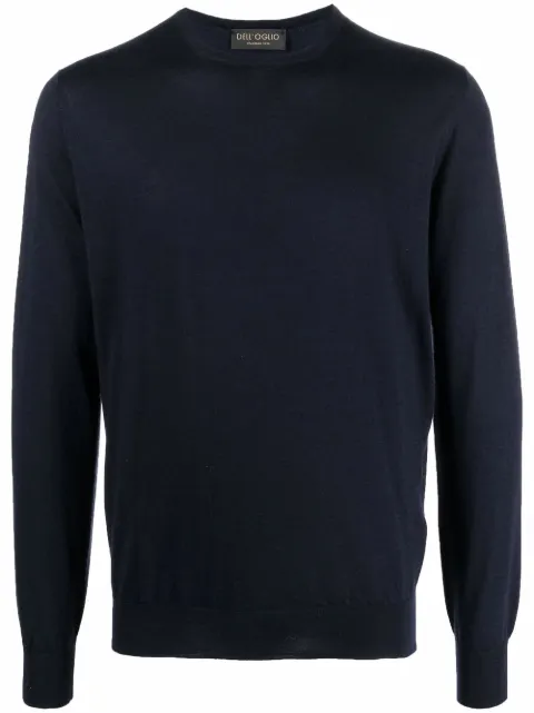 Dell'oglio crew neck jumper Blue GC1MLLSC18R
