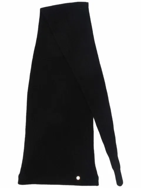 Flapper pointed cashmere beanie Black H01Y005