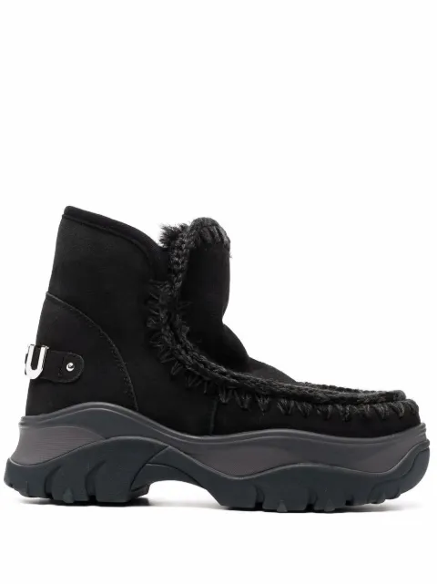 Mou chunky snow boots Black MUFW101036B