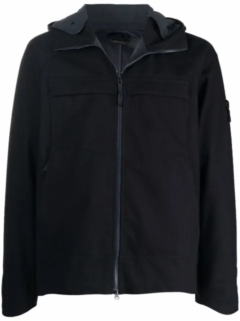 Stone Island Compass hooded jacket Blue 7515441F1