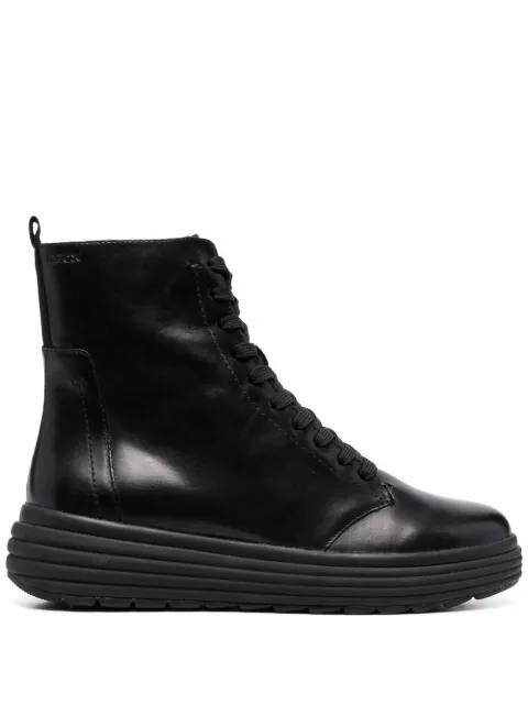 Geox Phaolae combat boots Black D16FDA00043