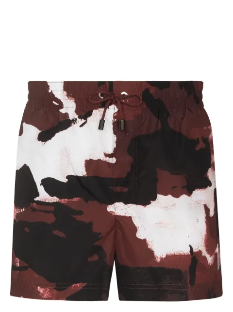 Dolce & Gabbana camouflage-print swimming shorts Neutrals M4B15THSMND