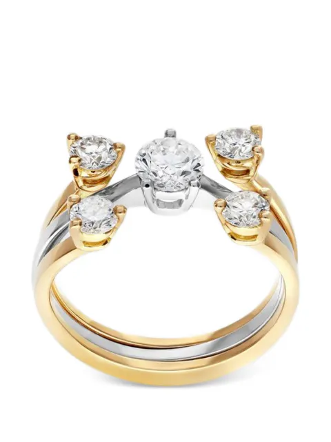 Delfina Delettrez diamonds dots 18k gold ring Gold NTL1032A