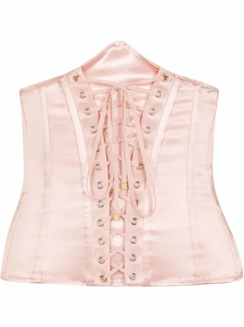 Dolce & Gabbana satin bustier belt Pink FB338AFURAD