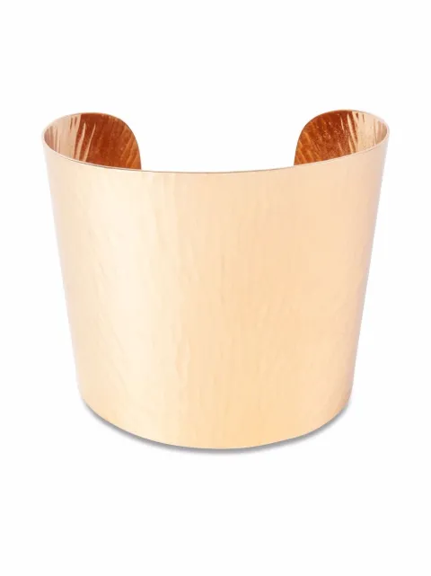 Susan Caplan Vintage 1980s Napier texture-effect cuff Gold BL009250