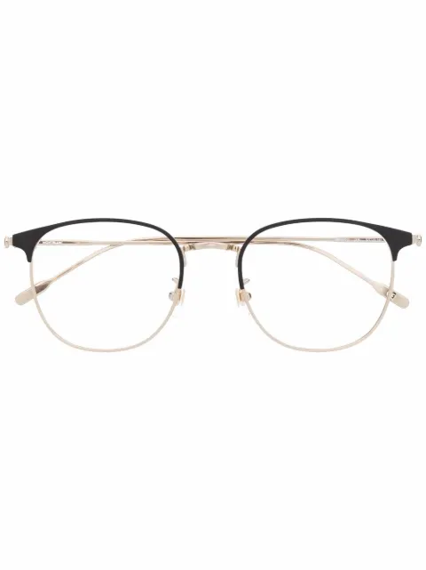 Montblanc horn-rimmed eyglass frames Gold MB0191O