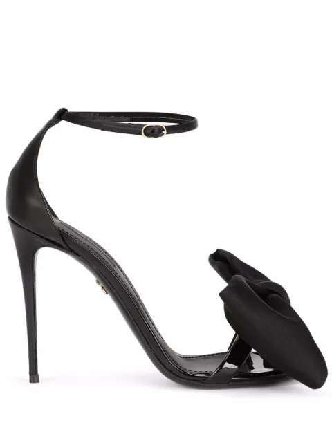 Dolce & Gabbana bow detail sandals Black CR1266AY262