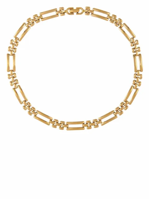 Monet Pre-Owned 1980s watchband-link choker Gold NL014636