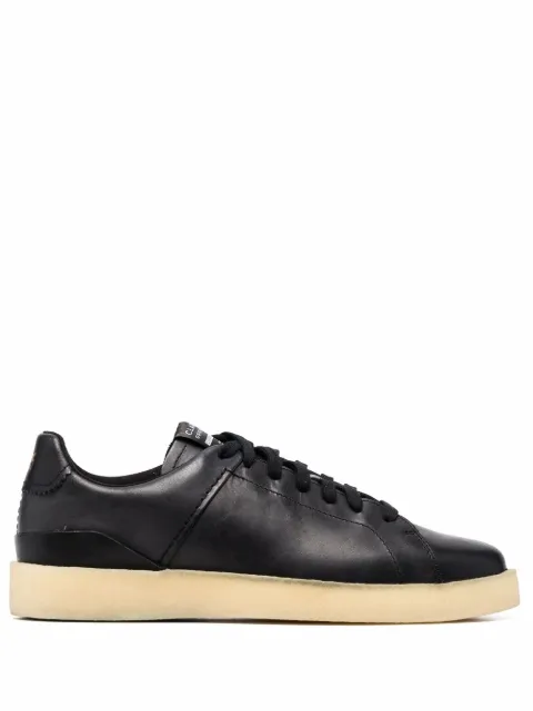 Clarks Originals low-top leather sneakers Black 162060