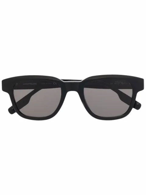 Montblanc tinted square-frame sunglasses Black MB0175S