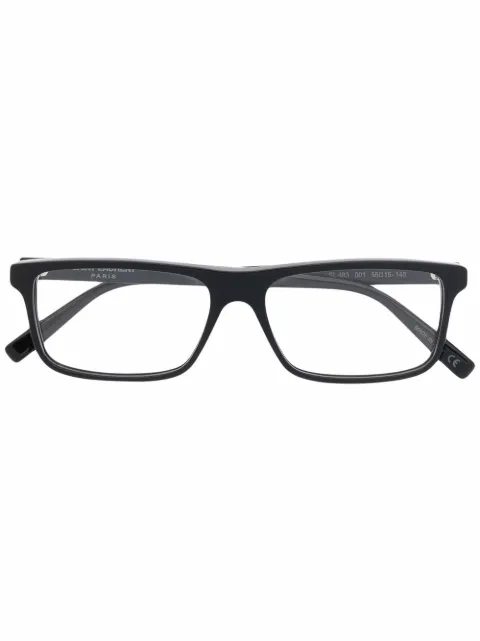 Saint Laurent Eyewear square frame glasses Black SL483