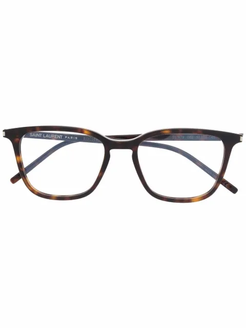 Saint Laurent Eyewear tortoise shell glasses Brown SL479