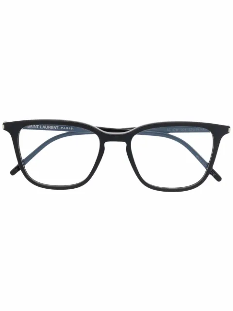 Saint Laurent Eyewear square frame glasses Black SL479