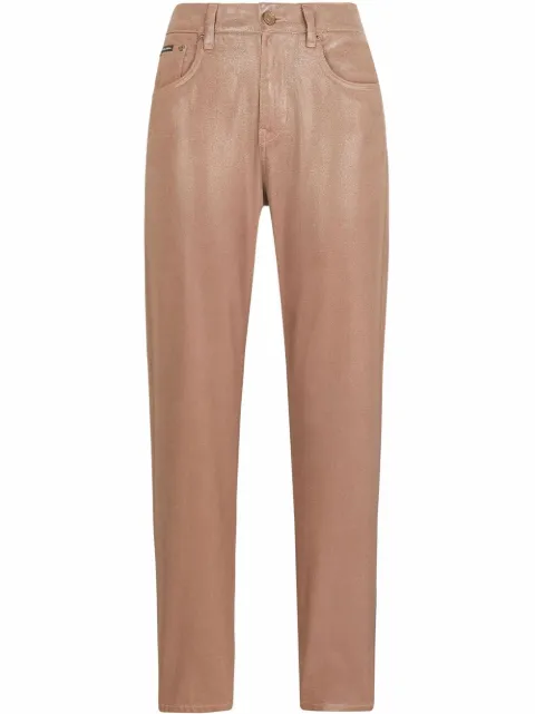Dolce & Gabbana frosted boyfriend jeans Neutrals FTAIADG8FB2