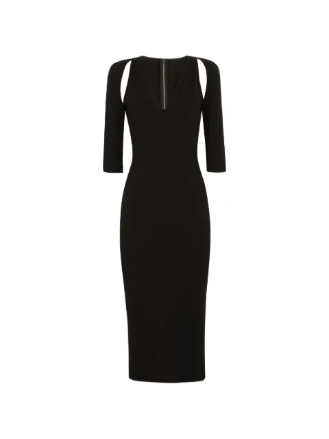 Dolce & Gabbana cut-out midi dress Black F6ZI7TFUGKF