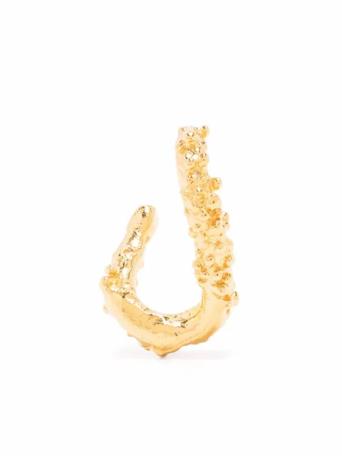 Alighieri The Rocky Terrain hoop single earring Gold MJ5484CBRZ