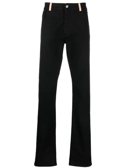 Billionaire mid-rise straight leg jeans Black BABCMDT2660BTE001N