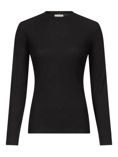 LouLou de Saison Ortigia round-neck jumper Black ORTIGIALDS