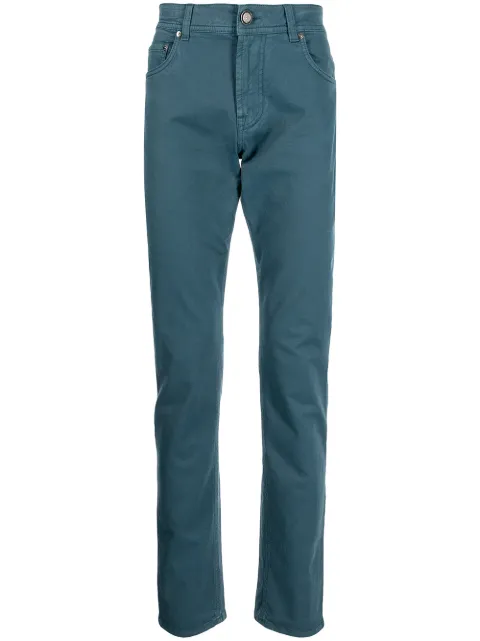 Corneliani high waist tapered trousers Blue 884JK21820142