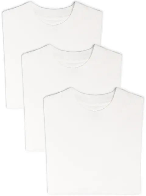 Jil Sander logo-patch T-shirt (set of three) White J40GC0001J45048