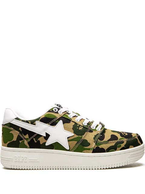 A BATHING APE® Bapesta Low "ABC Camo" sneakers Green 1C70191020