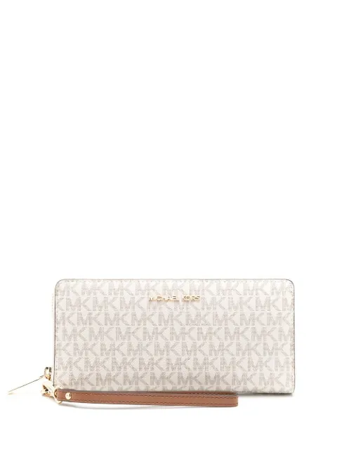 Michael Kors logo-print wallet Neutrals 35F8GTVT3B