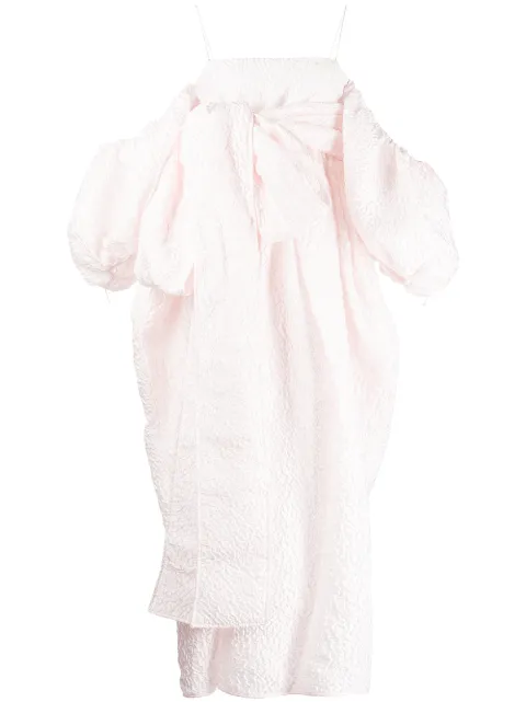Cecilie Bahnsen Joel off-shoulder dress Pink 0221RTW0263