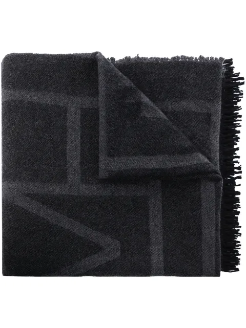 TOTEME large monogram scarf Grey 213894808395