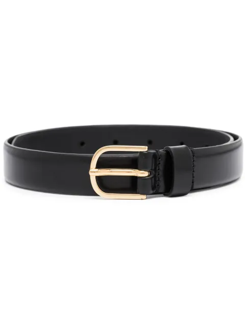 TOTEME buckle-fastening leather belt Black 221812905200