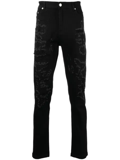 God's Masterful Children Apocalypse skinny jeans Black GMC02BBJ03
