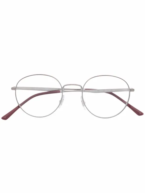 Ray-Ban round-frame glasses Metallic RB3681V