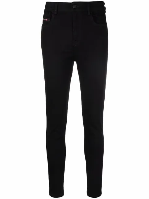 Diesel 1984 Slandy-High 069EF skinny jeans Black A03597069EF