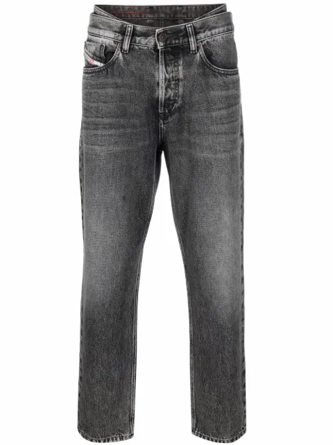 Diesel D-Fining tapered-leg jeans Grey A06089007C6