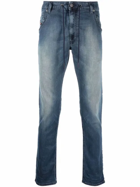 Diesel Krooley drawstring tapered jeans Blue A00879069ZX