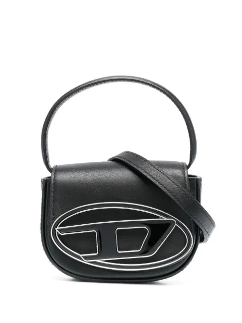 Diesel 1DR XS leather crossbody bag Black X08709PR818