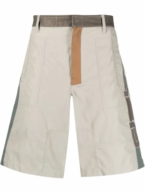 Diesel P-Saville knee-length shorts Green A054820JYYD