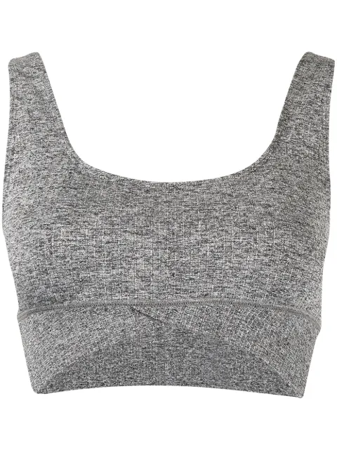 The Upside Ayama pia cropped top Grey USW421006