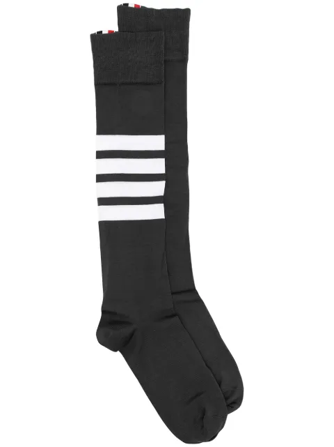 Thom Browne 4-Bar stripe socks Grey FAS026B01690
