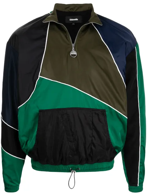 Ahluwalia colour-block sport jacket Multicolour AW21AHL16