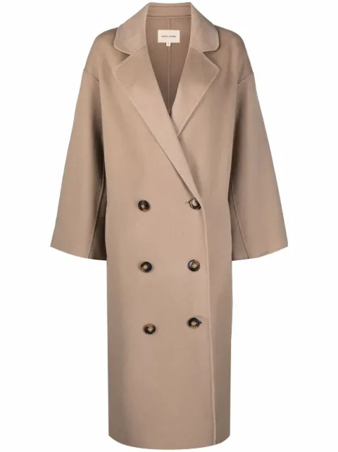 LouLou de Saison double-breasted Borne coat Neutrals BORNEO