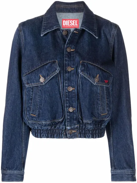 Diesel De-Tracy denim bomber jacket Blue A0386909C03