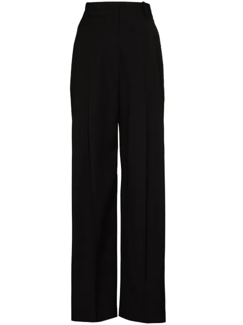 The Frankie Shop Gelso high-waisted darted trousers Black BPAGEL100GELSOTROUSERS
