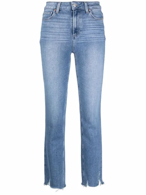 PAIGE mid-rise straight-leg jeans Blue 5512E776491I24