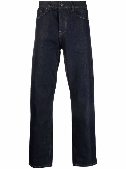 Carhartt WIP mid-rise straight-leg jeans Blue I029208012Y