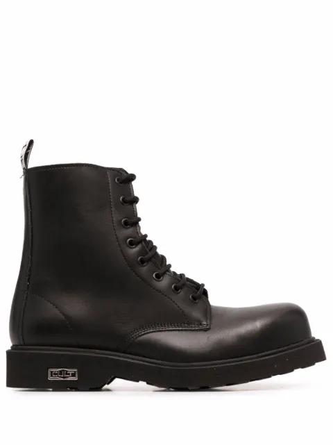 Cult lace-up biker boots Black SC6644000995