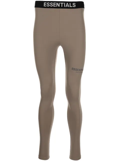 FEAR OF GOD ESSENTIALS Athletic logo-waist leggings Brown 130SU212048FW