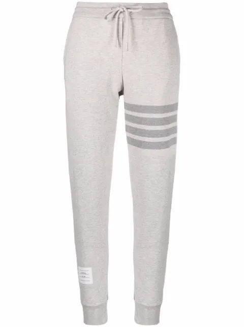 Thom Browne signature 4-Bar Stripe track pants Grey FJQ001A06910