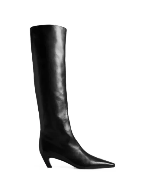 KHAITE Davis knee-high boots Black F2001712200