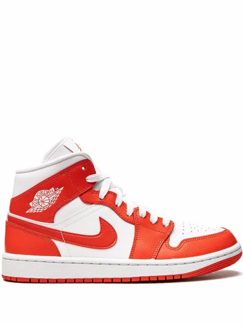Jordan Air Jordan 1 Mid "Habanero Red" sneakers White BQ6472